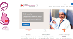 Desktop Screenshot of cambridgehospital.in
